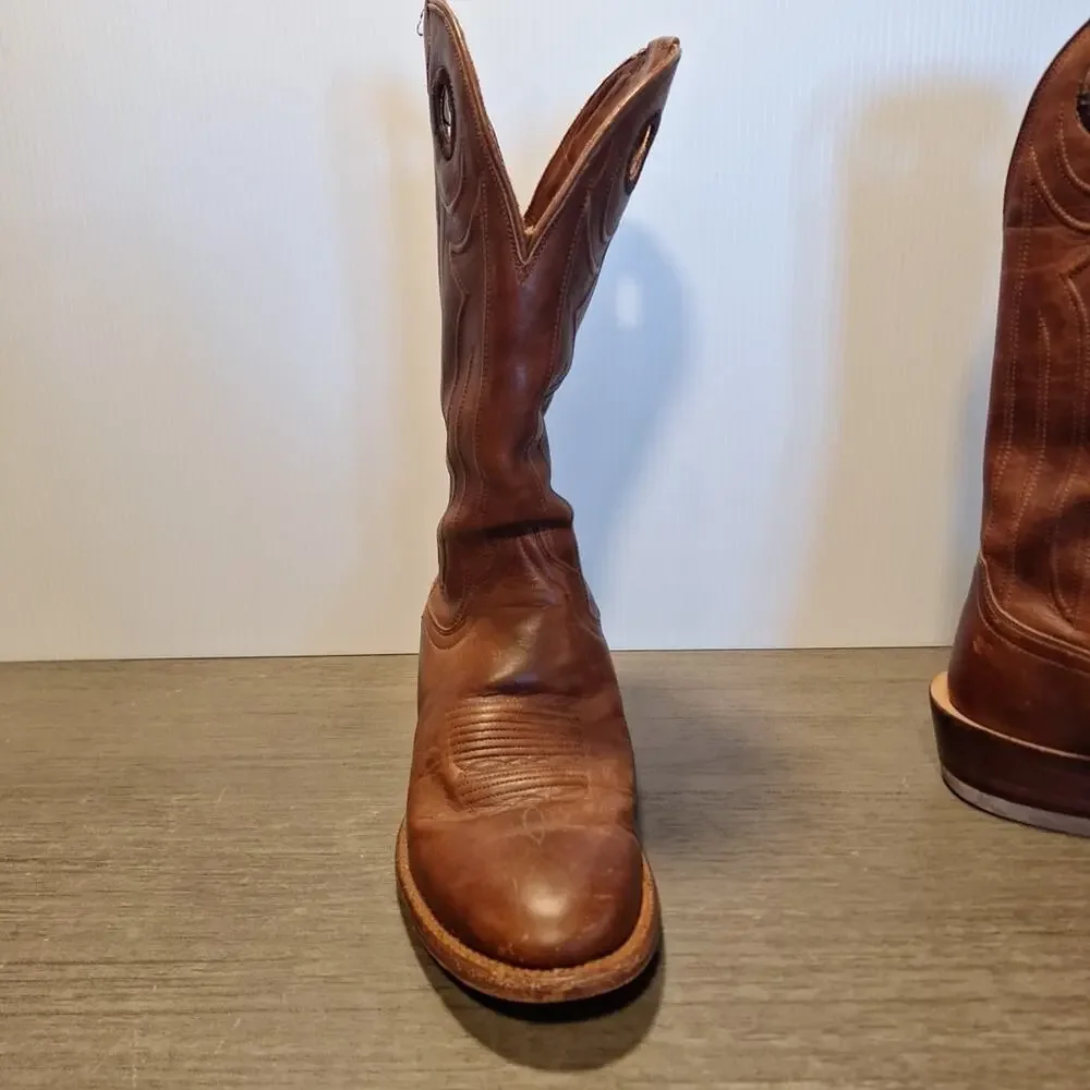 Tacovas Prescott 8.5 Brown Cowboy Boot - Picture 3 of 12
